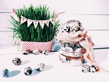 Easter quail eggs - бесплатный image #184235